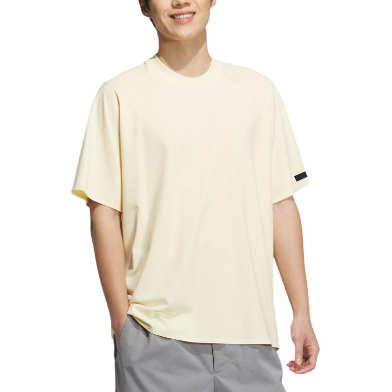 Футболка SS25 мужская теплый ваниль Adidas, Warm Vanilla — фото 4