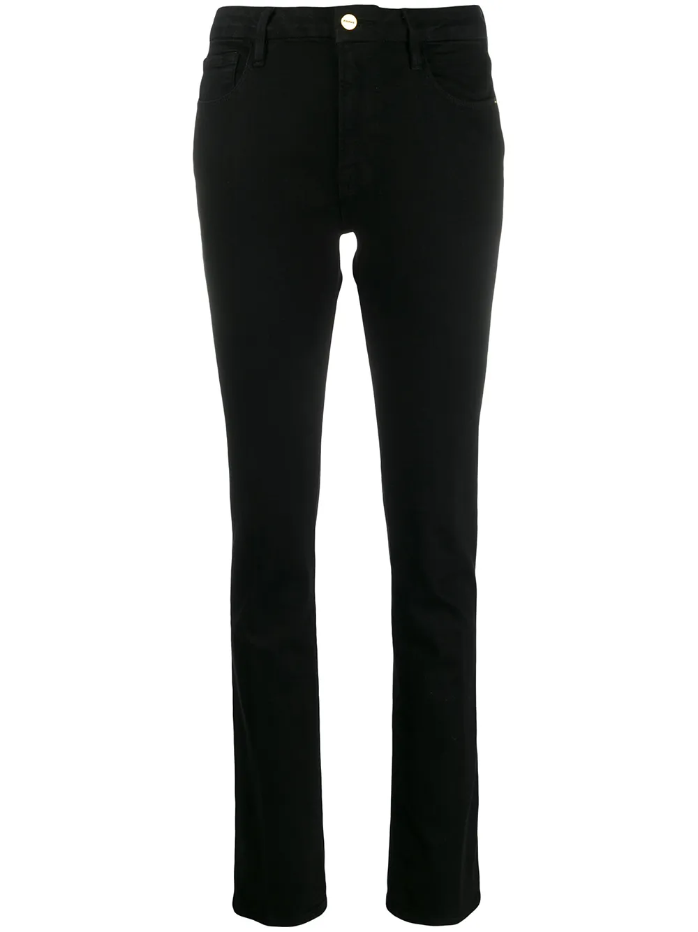 

Джинсы Sylvie Slender прямого кроя с завышенной талией FRAME, черный