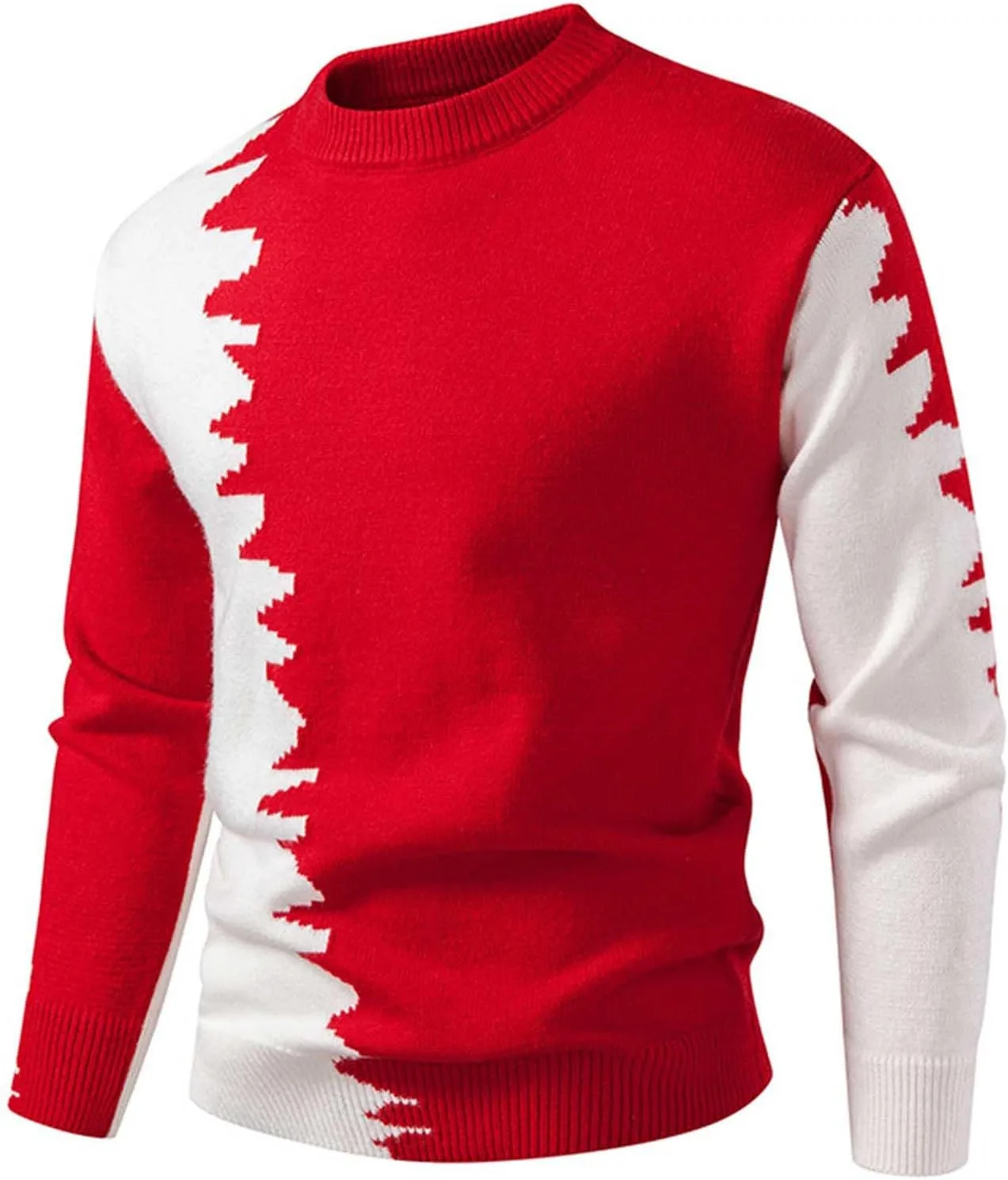 

Мужской свитер Slim Fit легкий вязаный