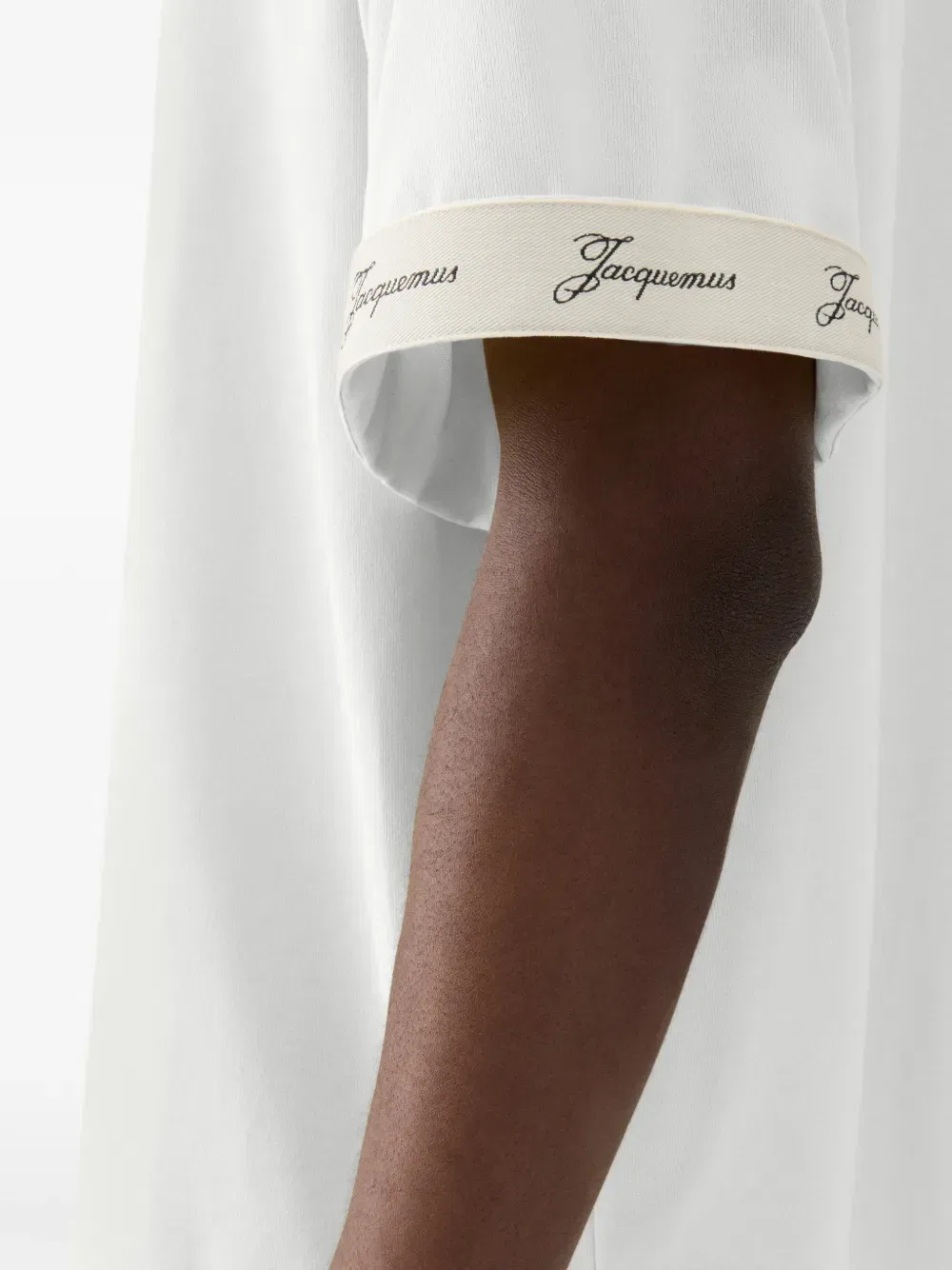 Футболка Rond carre Jacquemus, белый — фото 4