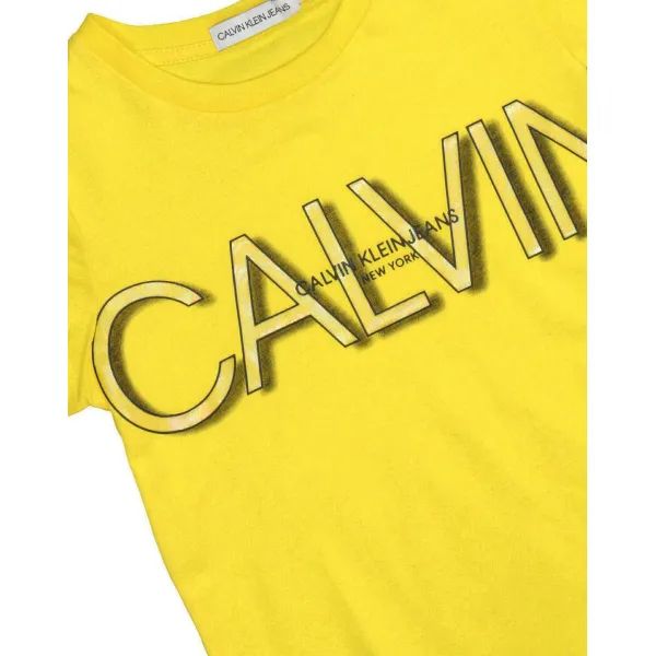 Футболка стандартного кроя Calvin Klein, желтый — фото 3