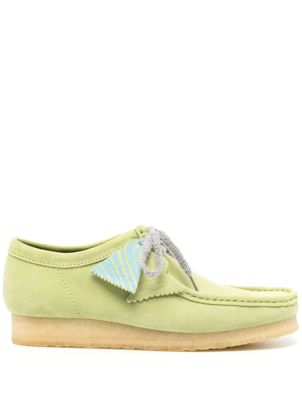 

Топсайдеры Wallabee Clarks, зеленый