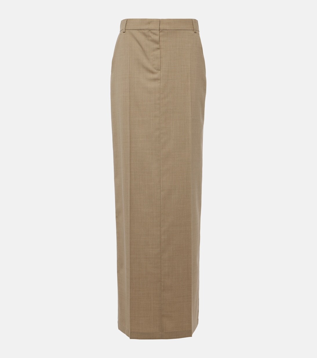 

Юбка макси circe из натуральной шерсти Max Mara, бежевый