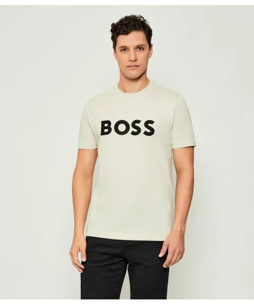 

Футболка Iconic Zone Regular fit Boss Green, бежевый