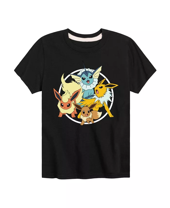 

Футболка с принтом Pokémon для подростков Pokemon, черный