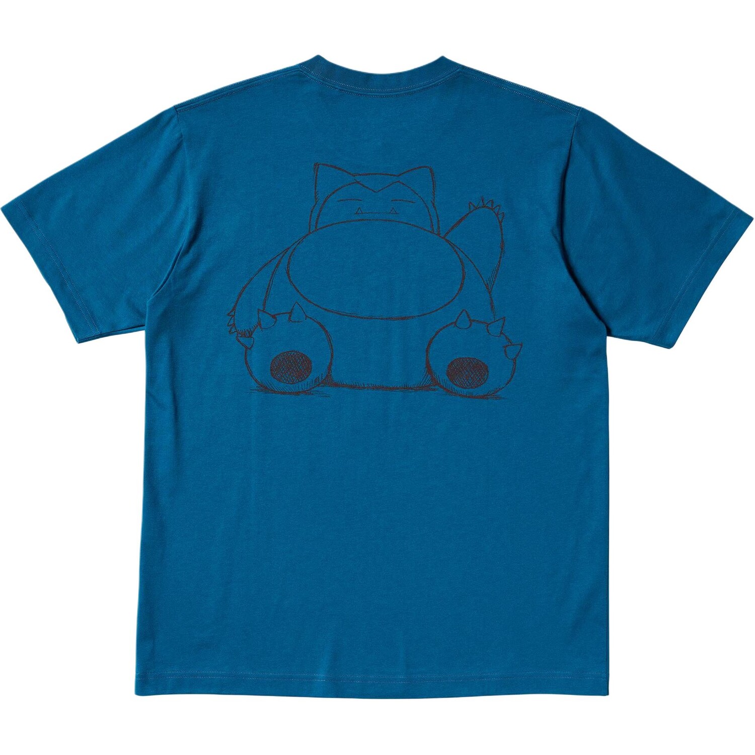 Футболка Pokemon Pokémon Co-Branded Series для мужчин 67 синяя Uniqlo, синий — фото 2