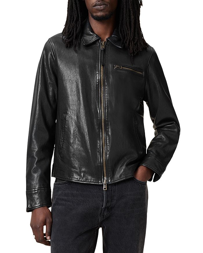 

Кожаная куртка Miller ALLSAINTS, черный