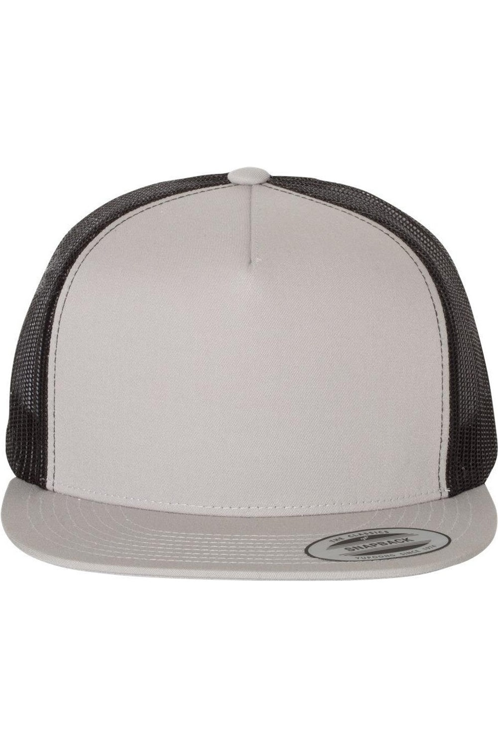 

Кепка дальнобойщика YP Classics Flat Bill, серебряный/черный