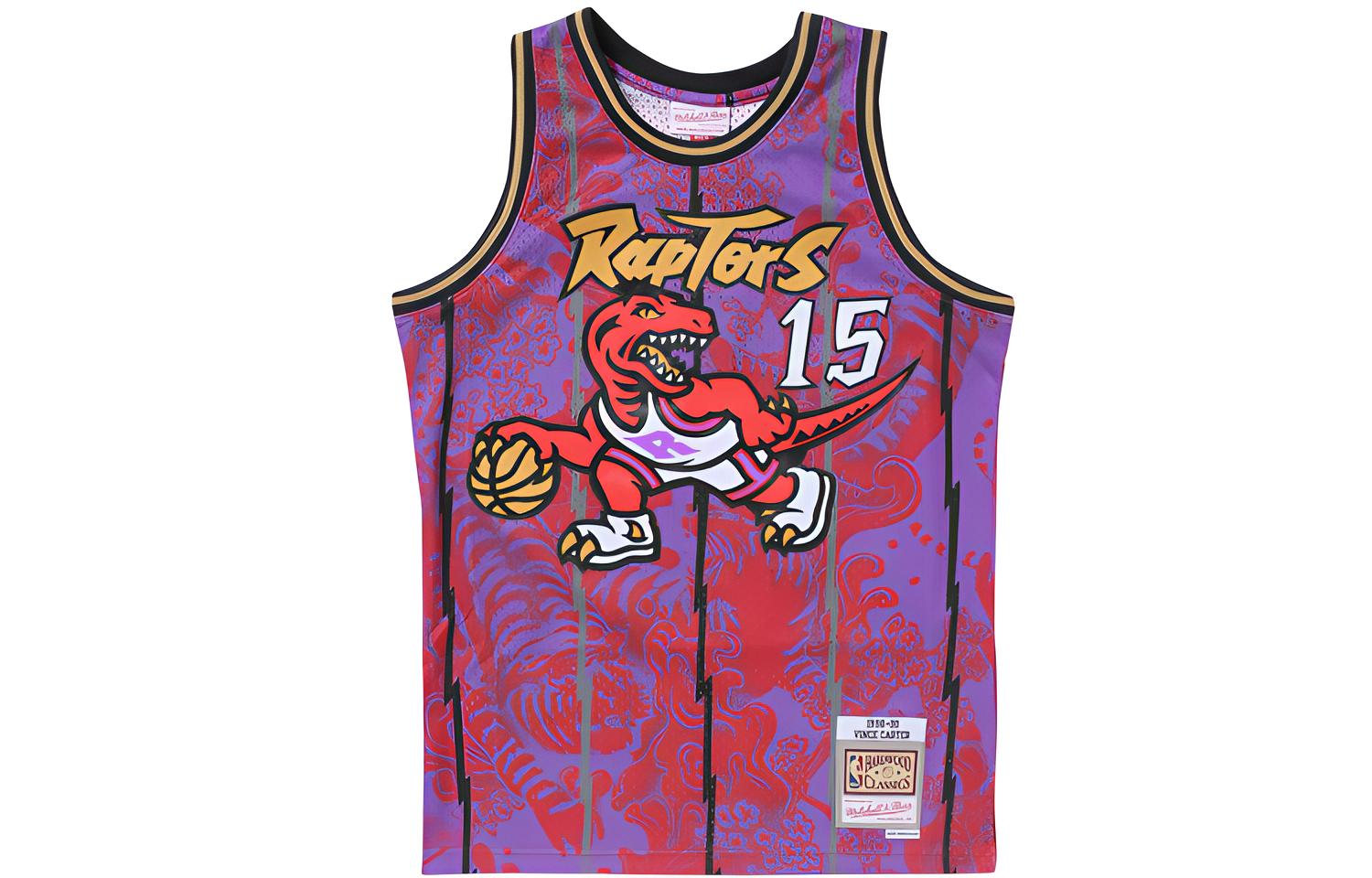 

Майка Swingman Mitchell & Ness Винса Картера Toronto Raptors 1998-99 Asian Heritage, фиолетовая