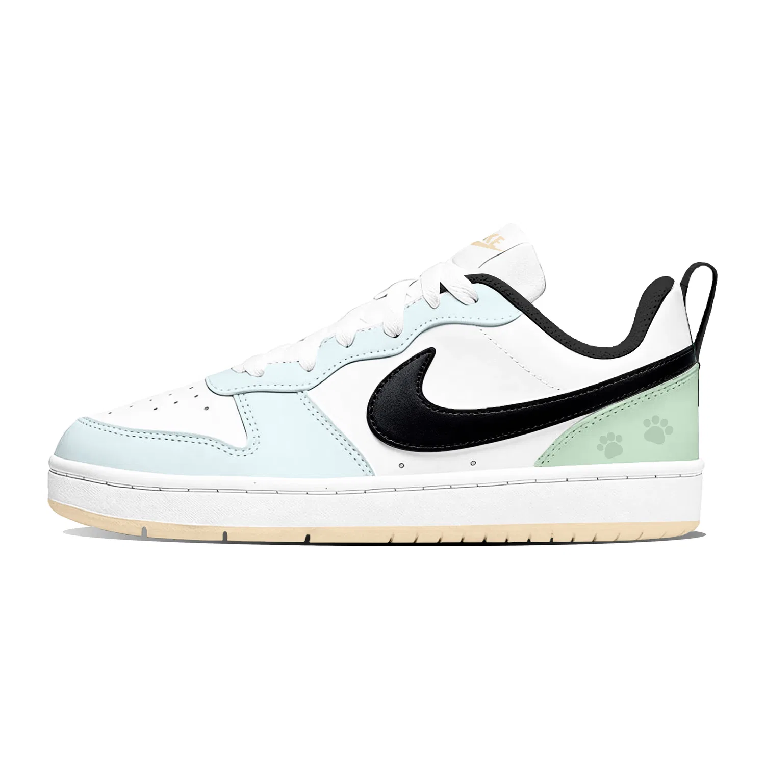 Кеды детские Nike Court Borough Light Green — фото 3
