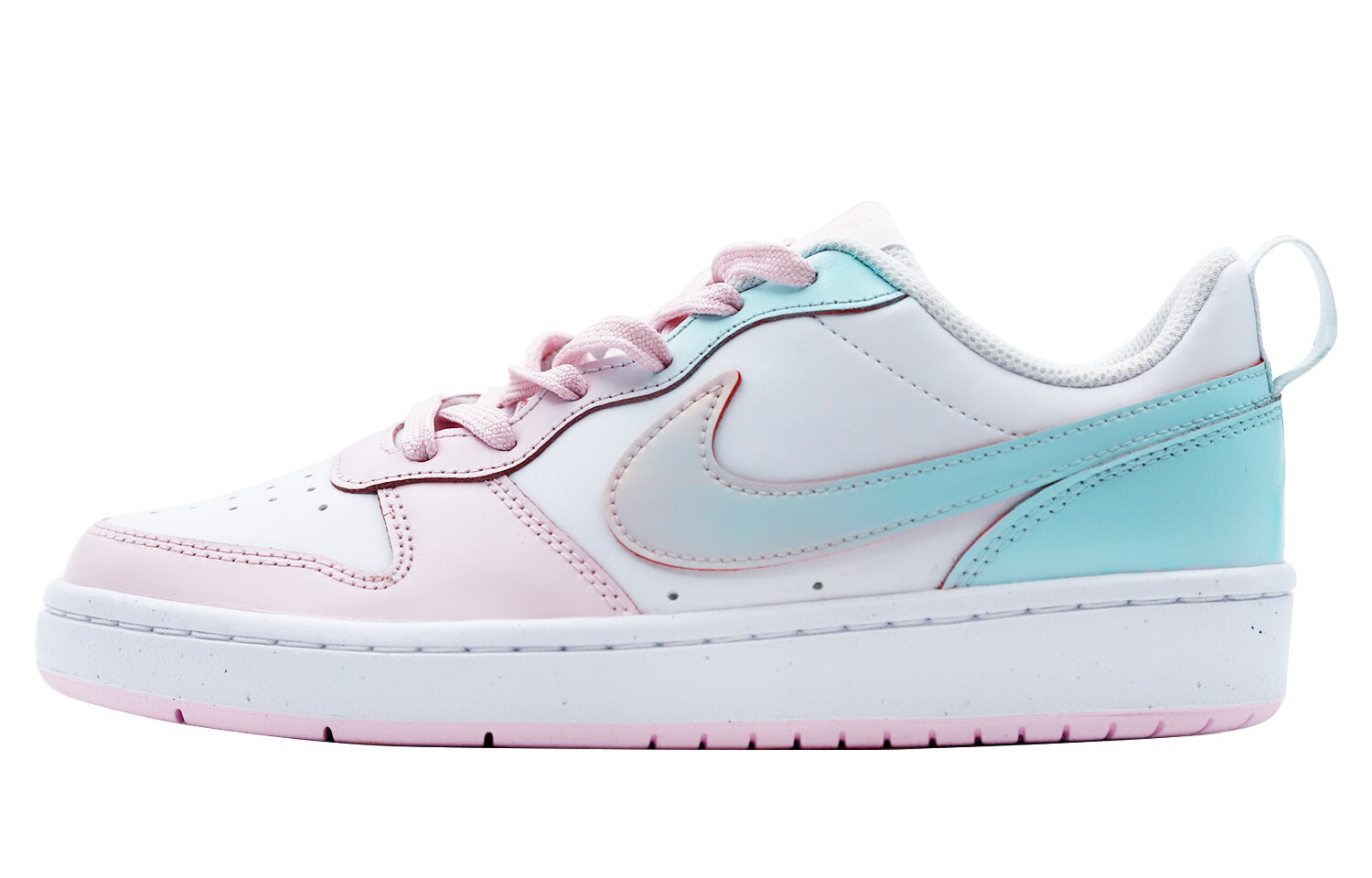 

Кроссовки для скейтбординга Court Borough Series женские, низкие, розовый/синий/белый Nike