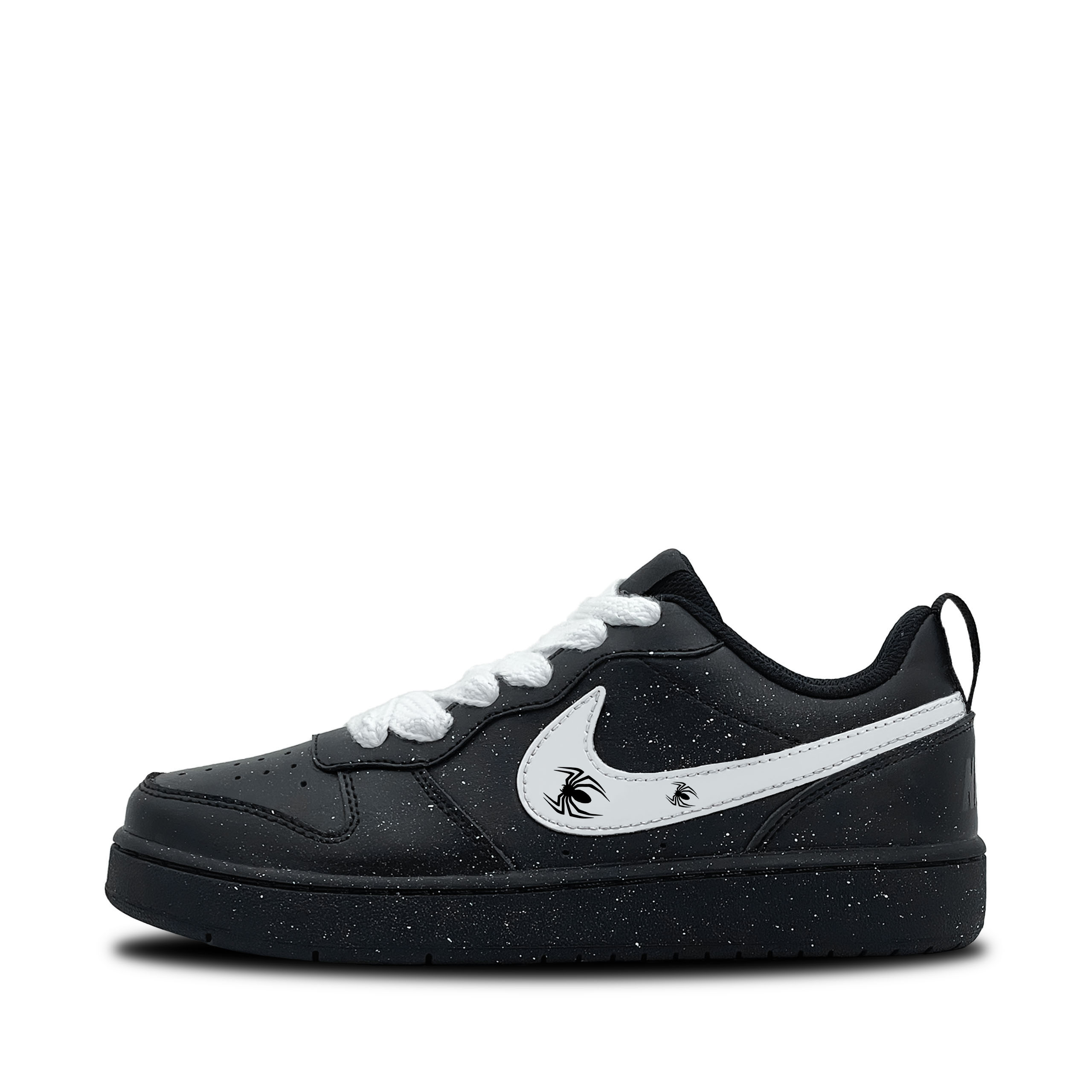 

Nike Кроссовки для скейтбординга Court Borough Dark Night Spider Shadow Slip Resistant Abrasion Resistant Low top для детей