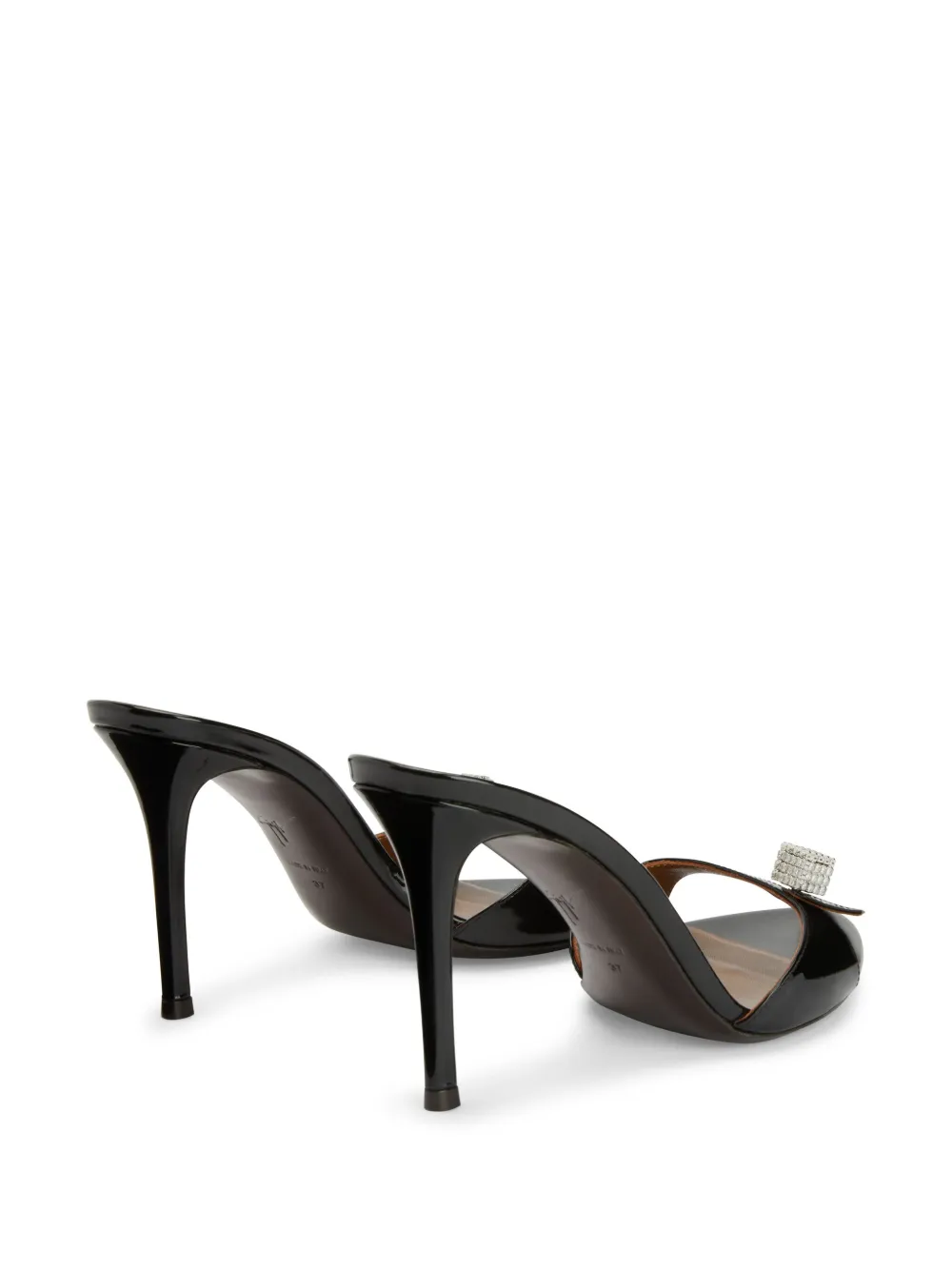 Мюли Serafie 90 Giuseppe Zanotti, черный — фото 3