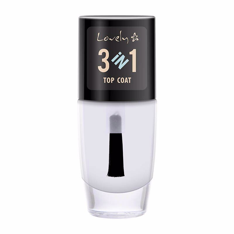 

Лак для ногтей Top Coat De Uñas 3 In 1 Lovely, 8 мл.