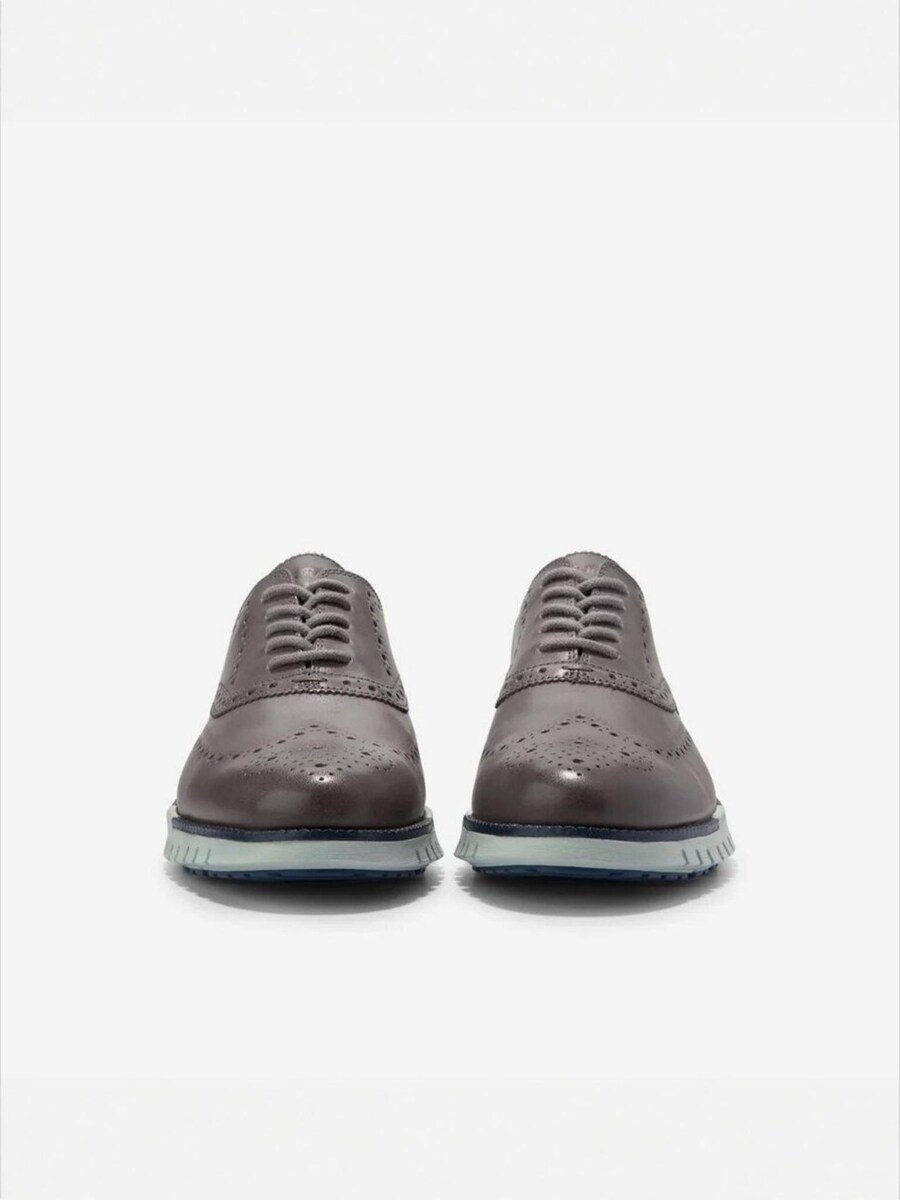 Туфли на шнуровке Cole Haan ZG RMSTD WING ULINED, серый — фото 3