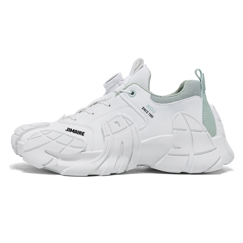 

Низкие массивные кроссовки мужские King Jinmai, White Green
