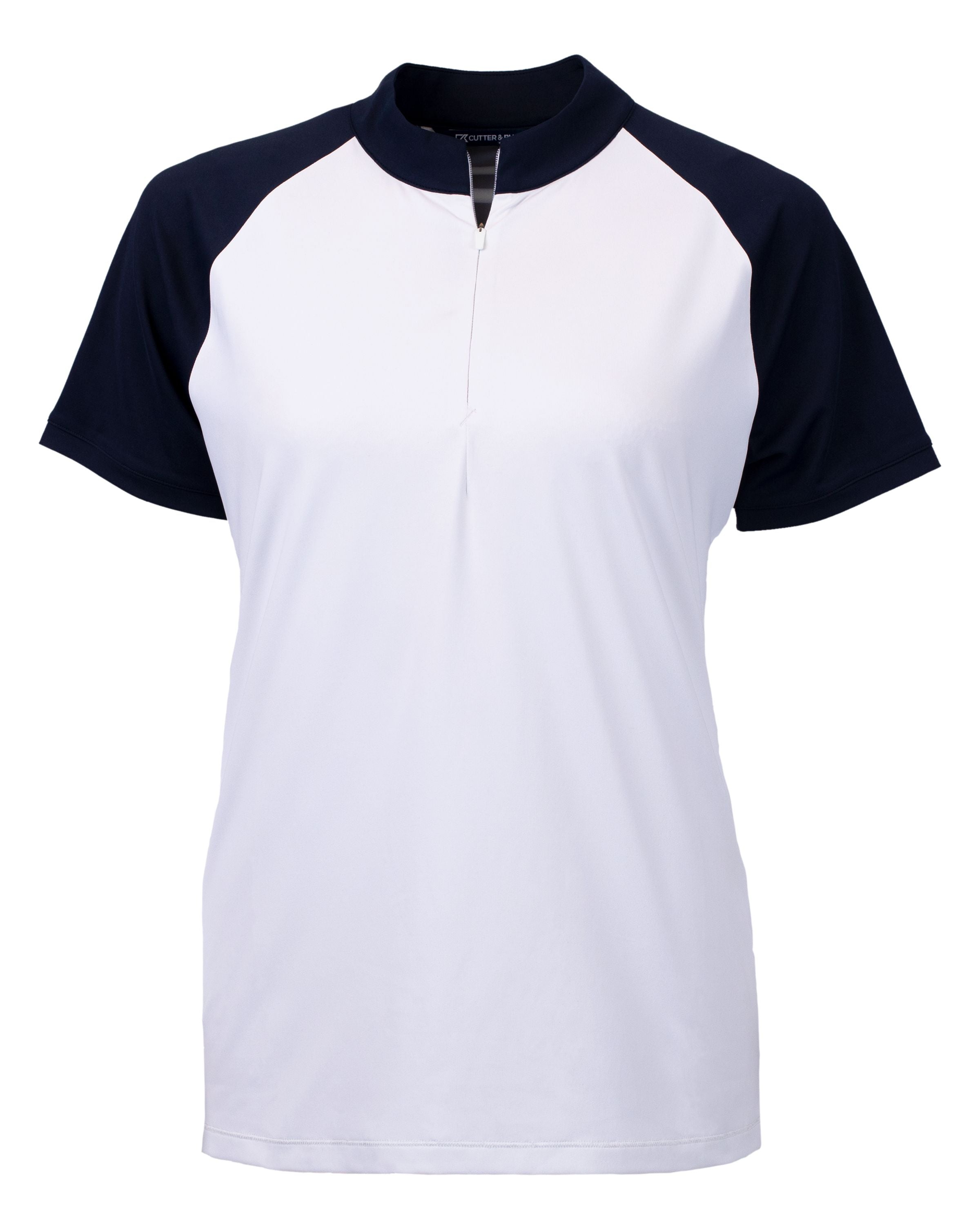 

Футболка Cutter & Buck Team USA Stripe Half Zip Mock, цвет multi