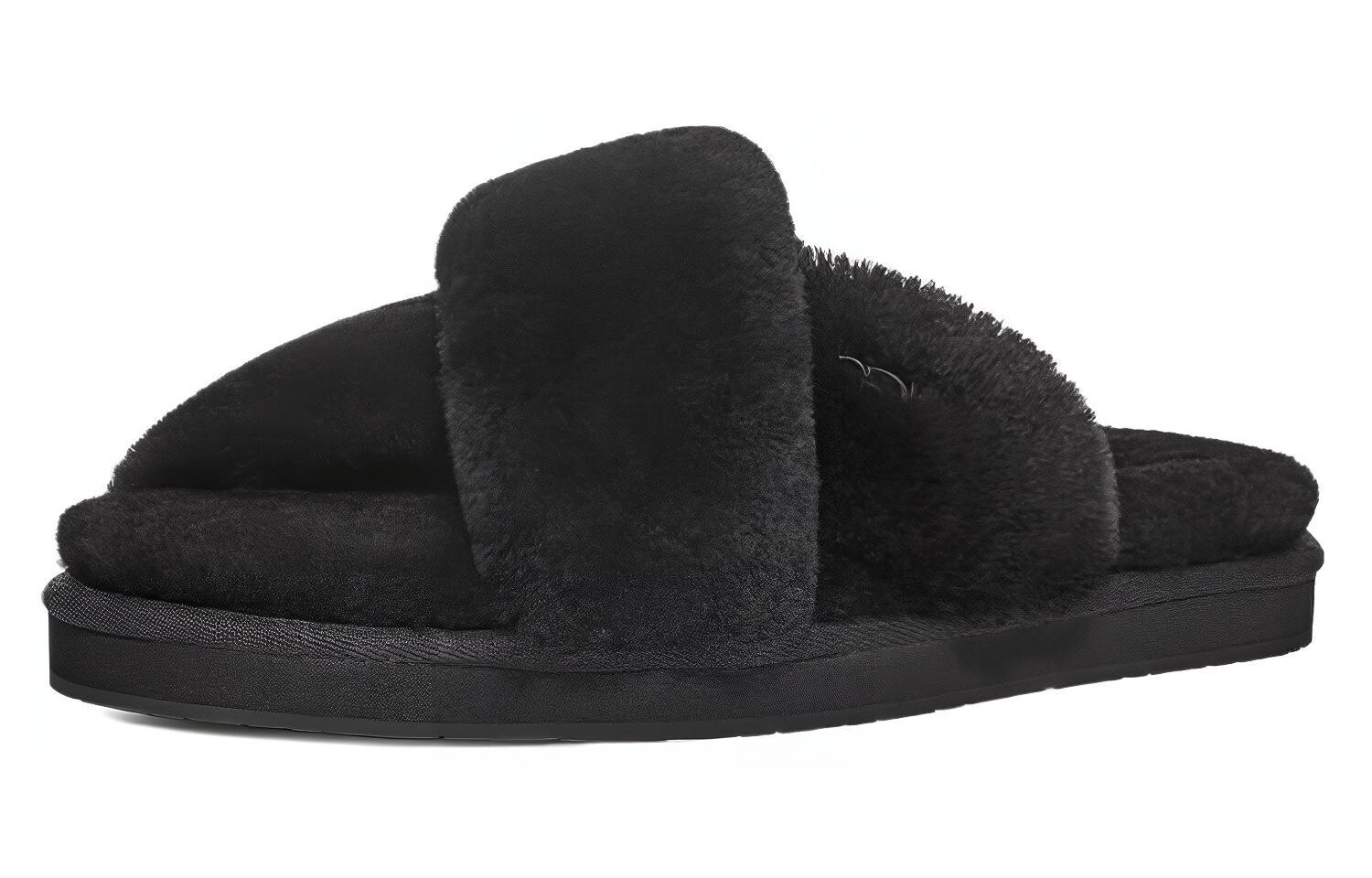 Шлепанцы женские черные Ugg