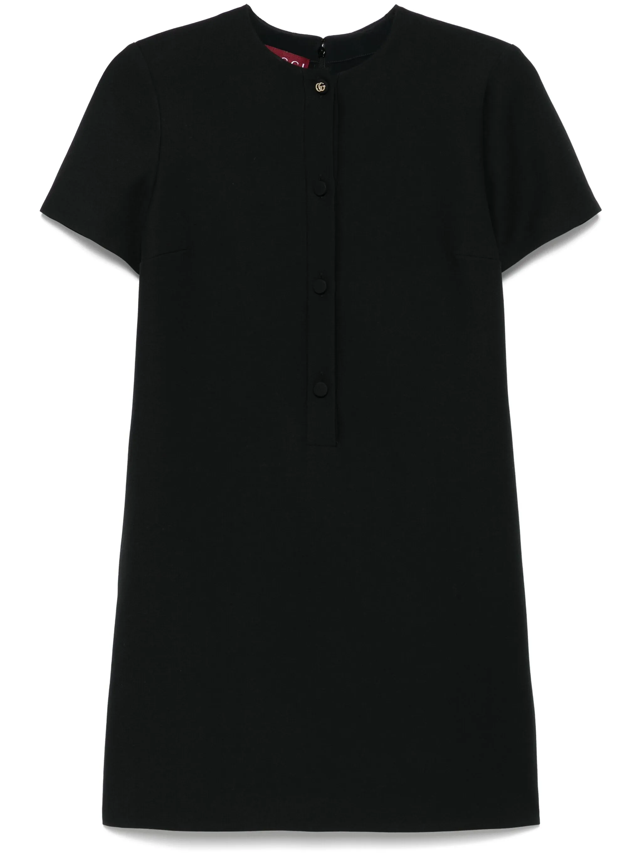 

Платье мини со складками Gucci, черный