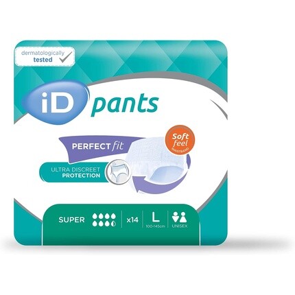 

ID Expert Disposable Super от ABENA HYGIENE GMBH — Большой (100–145 см) Super — впитывающая способность 1950 мл, упаковка из 2 шт.