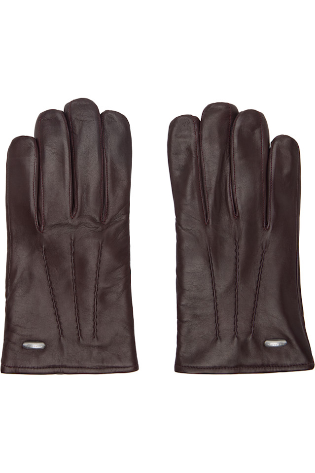 

Our Legacy Бордовые перчатки