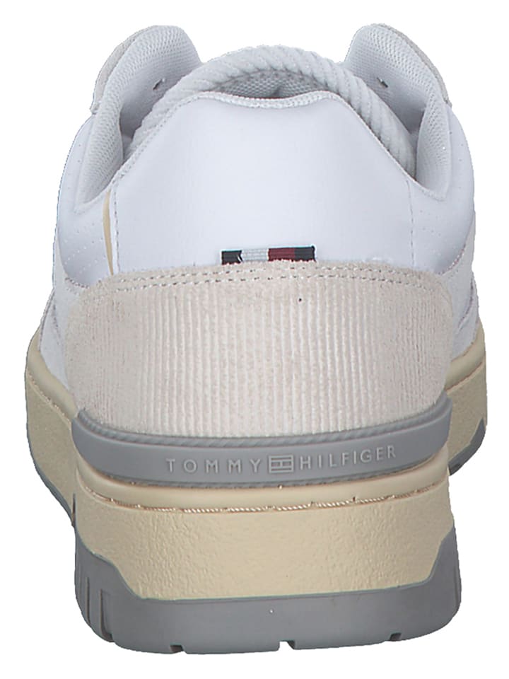 Кожаные кроссовки белого цвета Tommy Hilfiger Shoes — фото 3