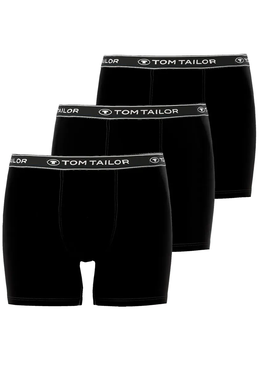 

Боксерские шорты TOM TAILOR "Buffer" (3 шт. в упаковке) идеально подходят на каждый день, черный