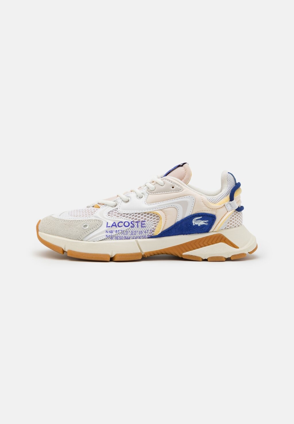 

Полукеды Lacoste, бело/синие