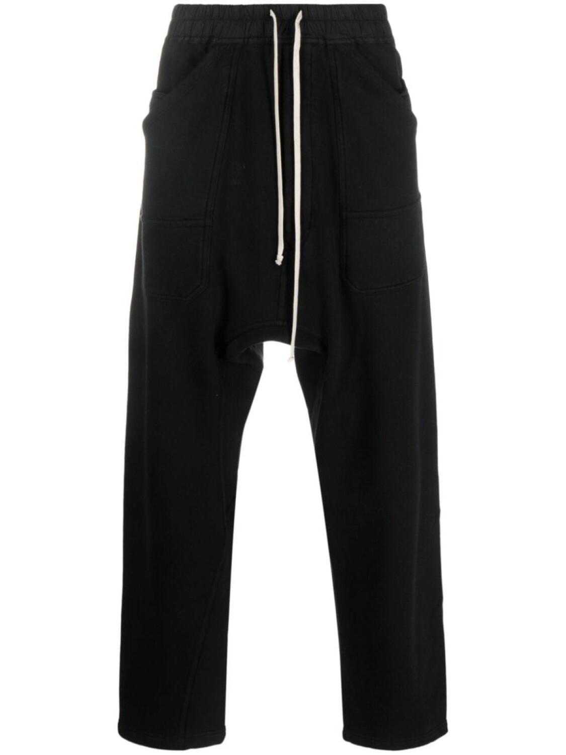 

Rick Owens DRKSHDW брюки из органического хлопка с кулиской, черный