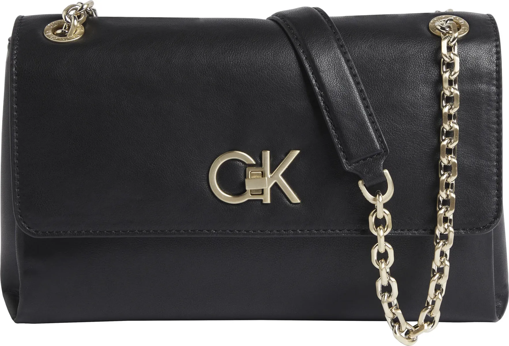 

Сумка через плечо Calvin Klein "RE-LOCK EW CONV CROSSBODY", с эмблемой CK спереди женская сумка женская, цвет Ck Black