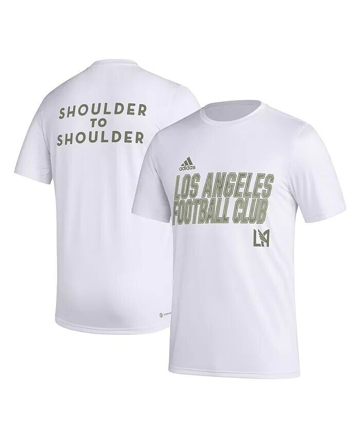 

Мужская белая футболка LAFC Team Jersey Hook AEROREADY adidas