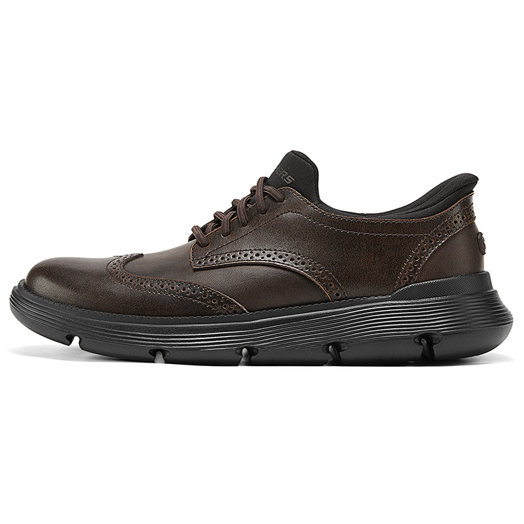 

Skechers Низкие повседневные туфли Slip Ins, мужские, коричневые