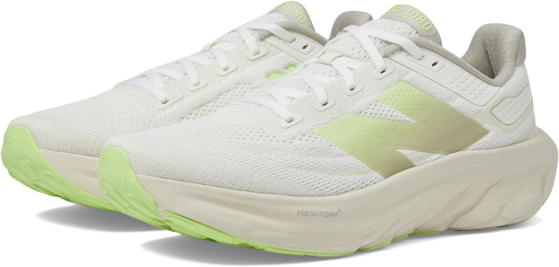 

Кроссовки New Balance Fresh Foam X 1080v13, цвет Moonrock/Bleached Lime Glo