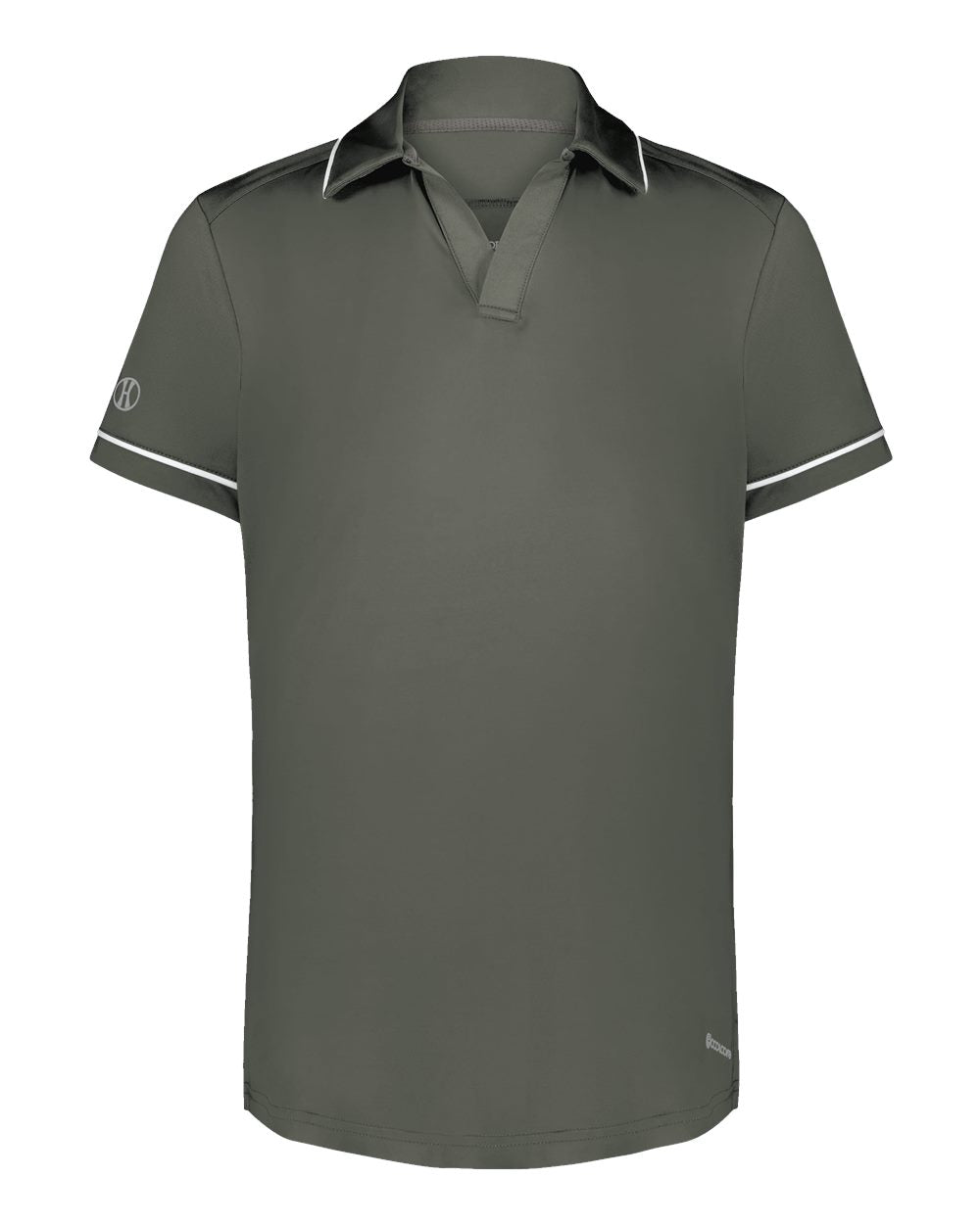 

Женское поло CoolCore Holloway, цвет iron/ white