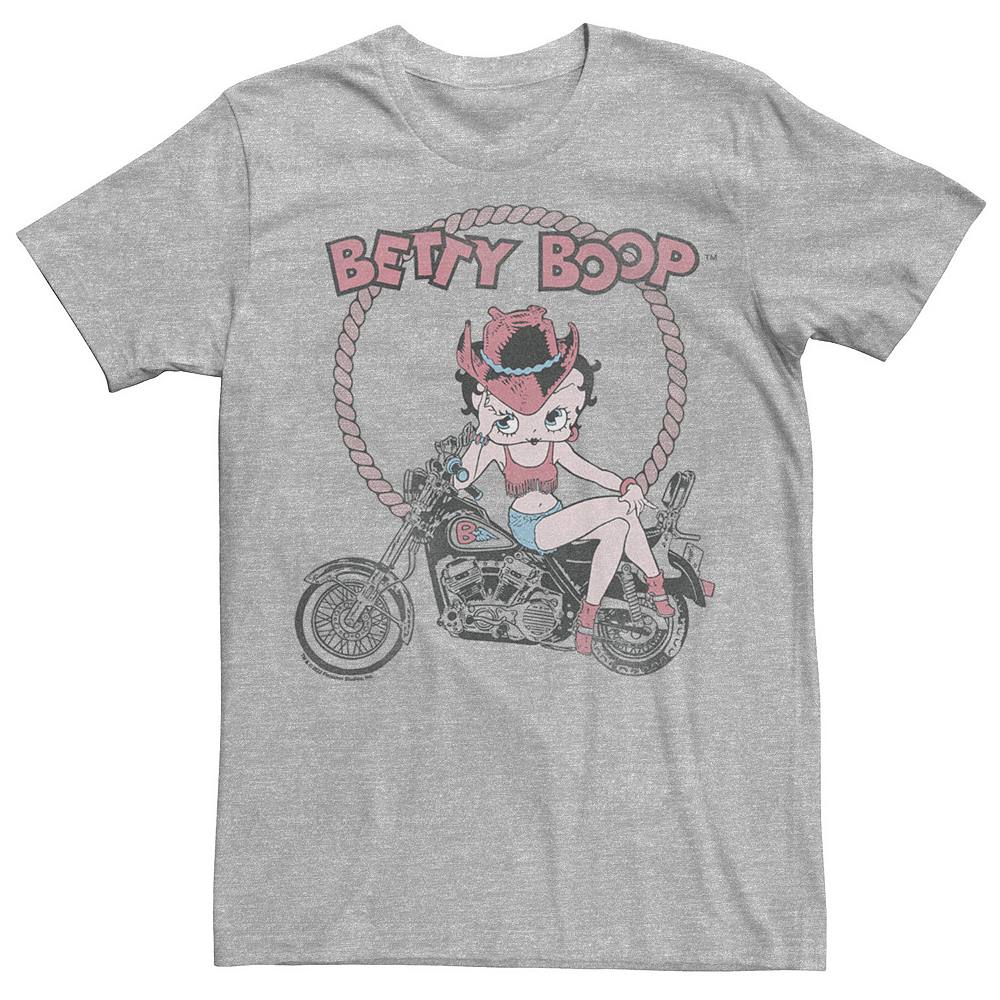 

Детская футболка с рисунком Betty Boop Country Motorcycle Biker Licensed Character, цвет Athletic Heather