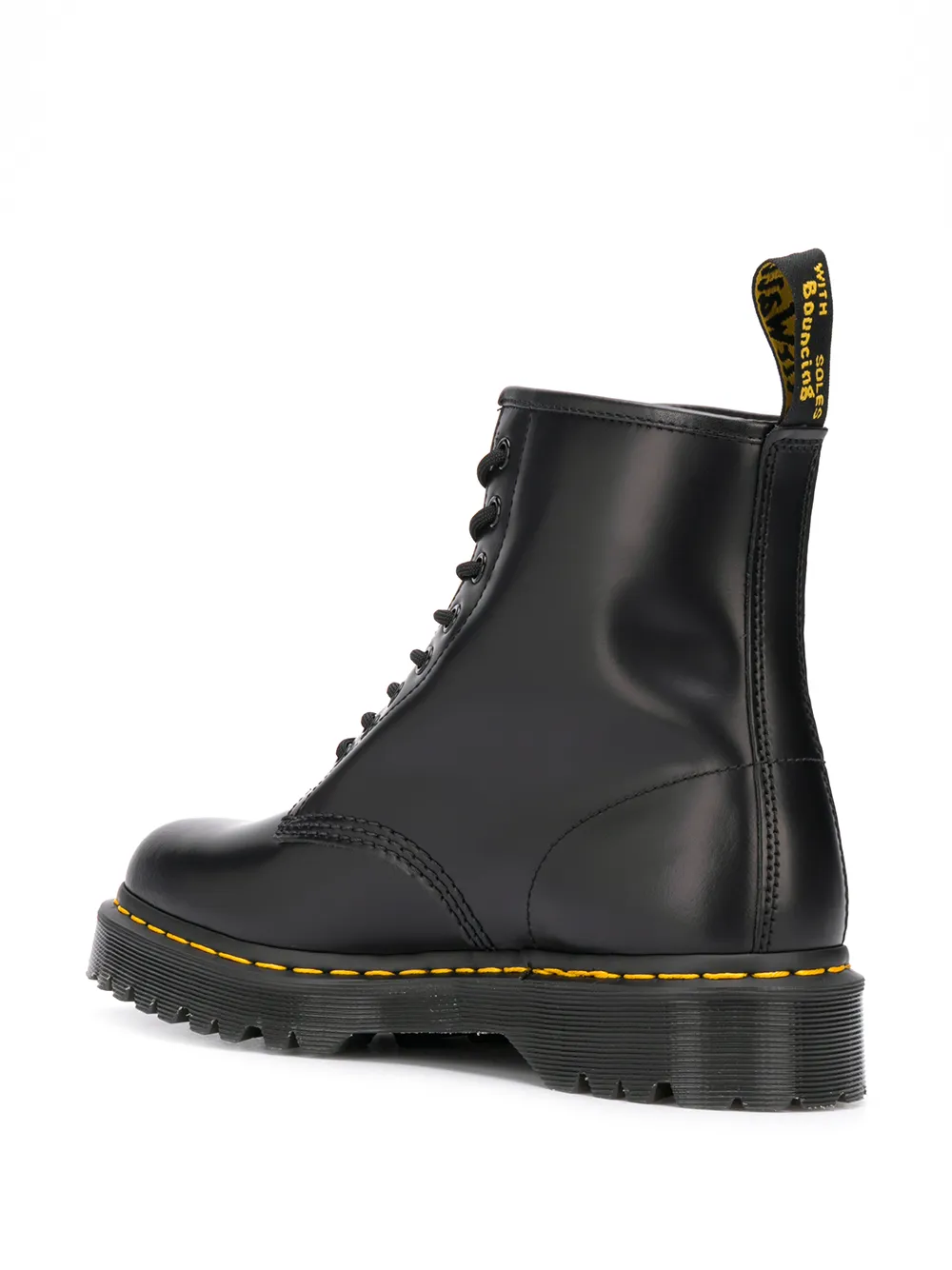Мужские ботинки Dr. Martens 1460 Bex из гладкой кожи со строчкой, черный — фото 3