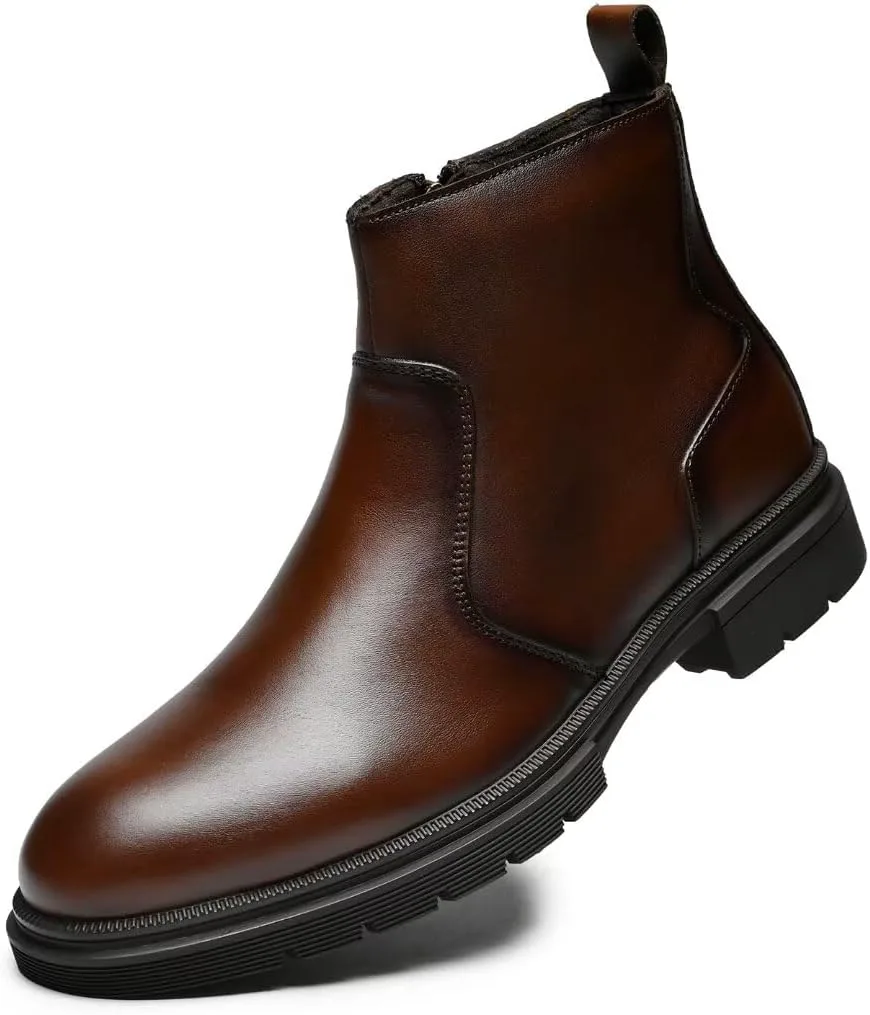 

Мужские ботинки Arkbird Chukka из натуральной кожи, классические повседневные ботинки оксфордского стиля, темно-коричневый