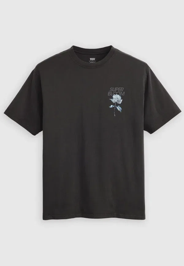 Футболка Levi'S Vintage fit graphic tee print, цвет черный — фото 4