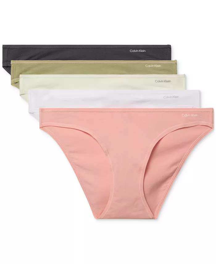 

Женские бикини 5 шт. с низкой посадкой QD5251 Calvin Klein, зеленый