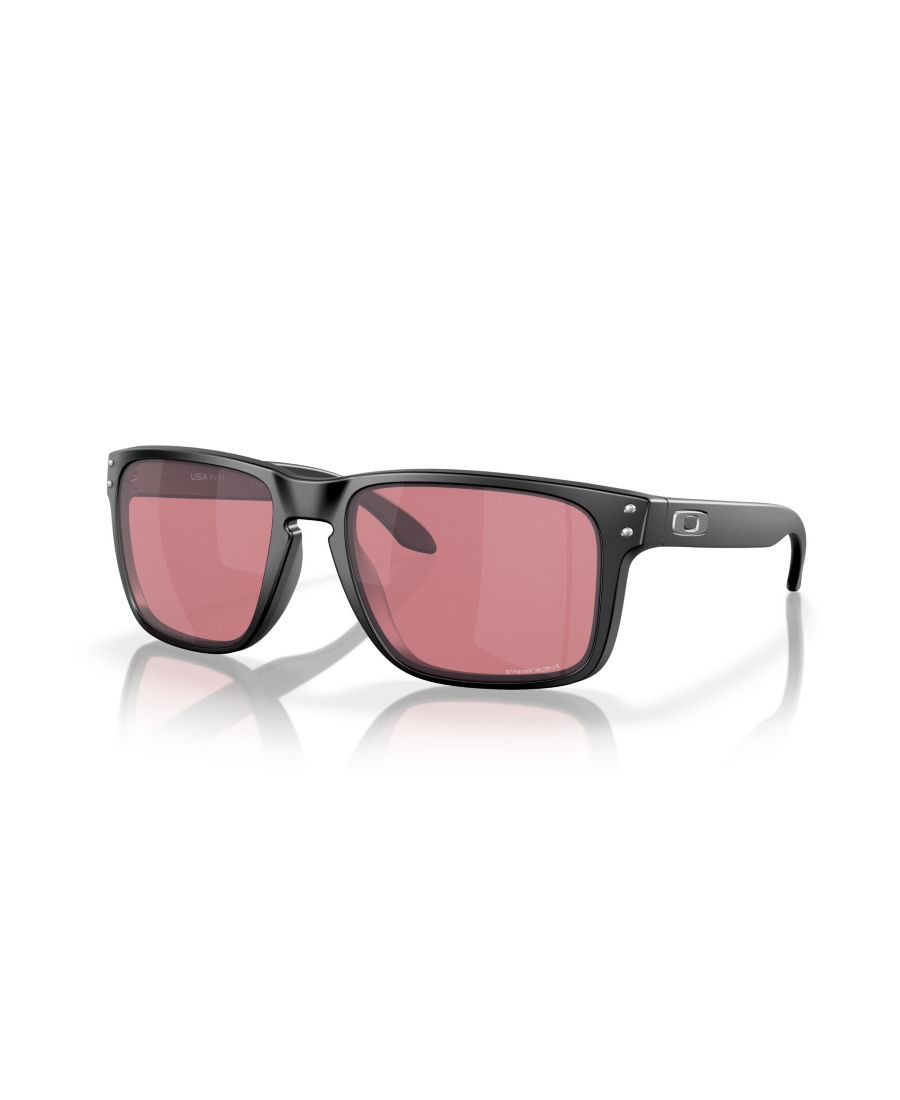 

Мужские квадратные солнцезащитные очки Holbrook XL, OO9417 Oakley, Matte Black