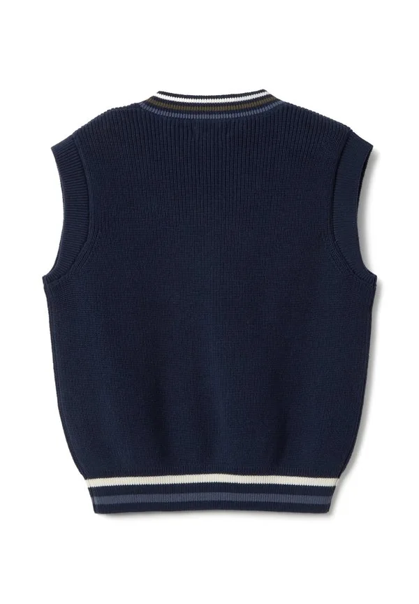 Джемпер с v-образным вырезом стандартного кроя Ovs, Dark Blue — фото 2