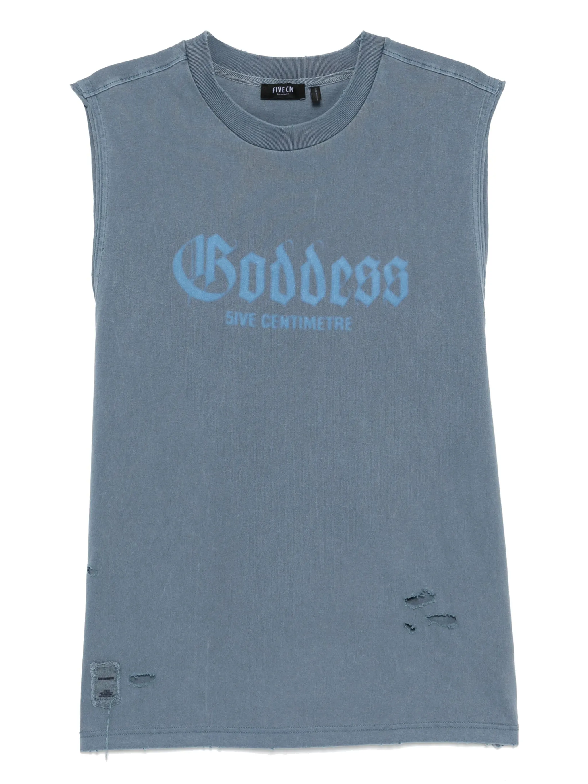 

Топ с графичным принтом Five Cm, синий