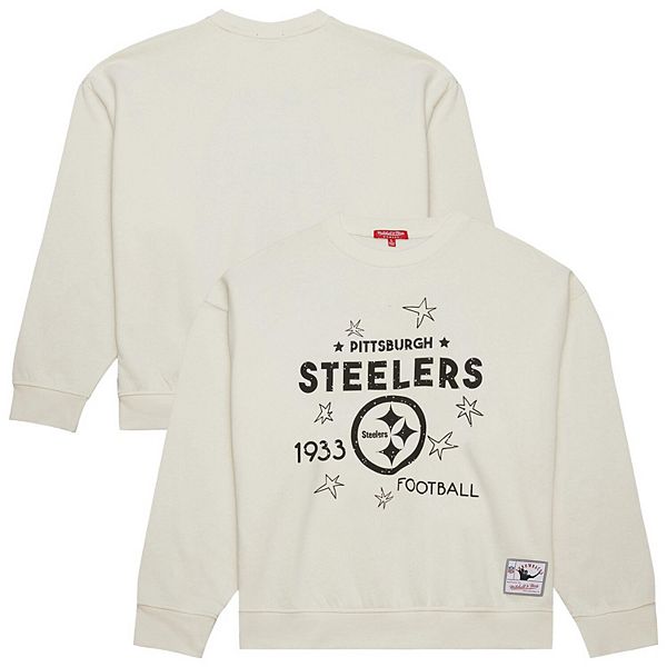 

Женский свитшот Pittsburgh Steelers Plus Size Shooting Star в кремовом цвете Mitchell & Ness, Бежевый, Женский свитшот Pittsburgh Steelers Plus Size Shooting Star в кремовом цвете Mitchell & Ness