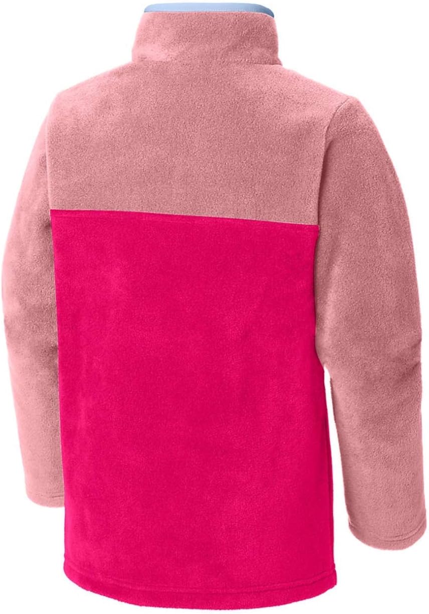 Columbia Girl's Three Lakes Half Snap Fleece Pullover (Big Girl's 7-16), Cactus Pink/Rose — фото 2