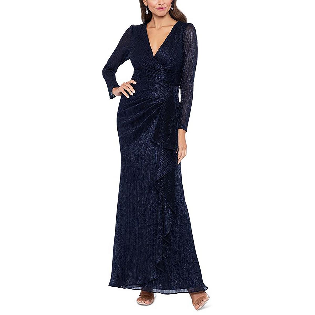 

Женское вечернее платье Petites Metallic Gathered Betsy & Adam