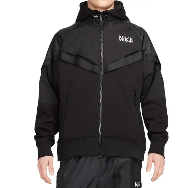 Куртка x sacai jacket 'black' Nike, черный — фото 3