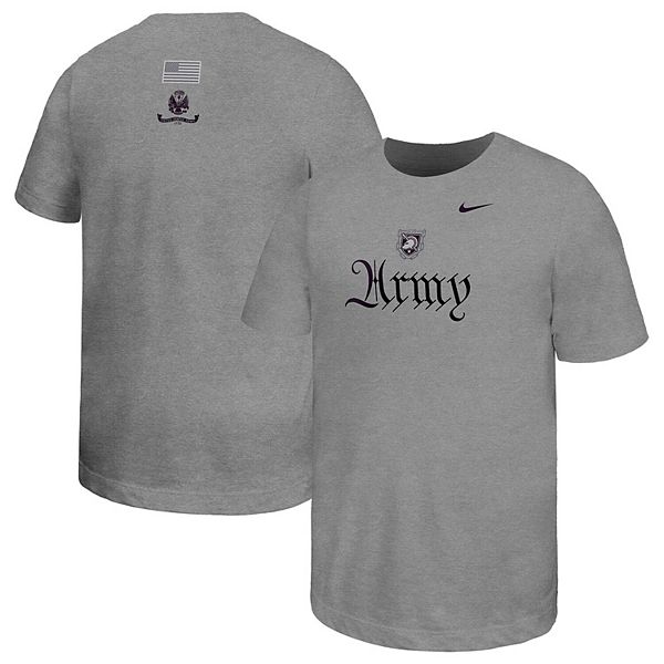 

Футболка youth gray army black knights army 250 collection script Nike