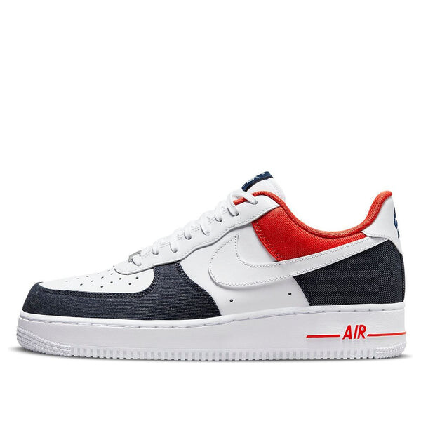 

Кроссовки air force 1 '07 lx 'white red denim' Nike, белый
