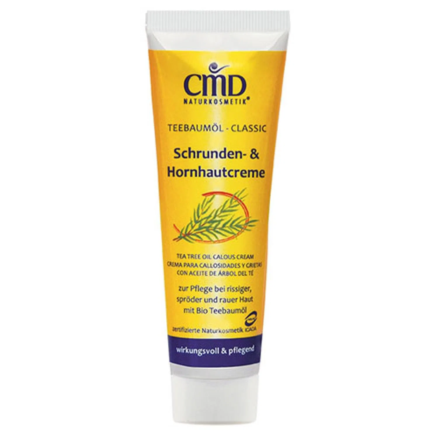 Крем для потрескавшейся кожи и мозолей CMD Naturkosmetik с маслом чайного дерева, 50 мл Cmd Naturkosmetik
