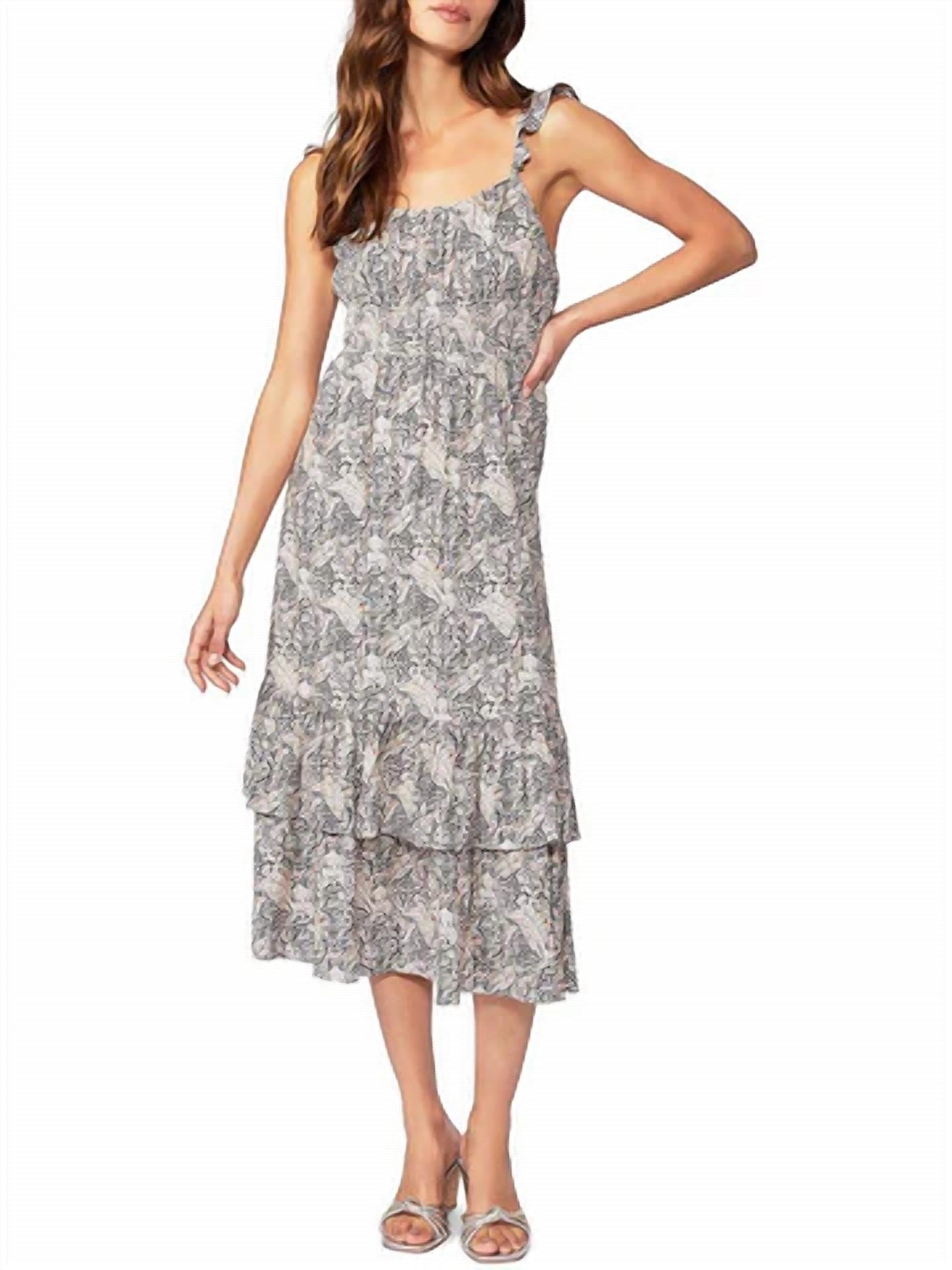 

Платье Gisella в цвете экрю Multi Paige